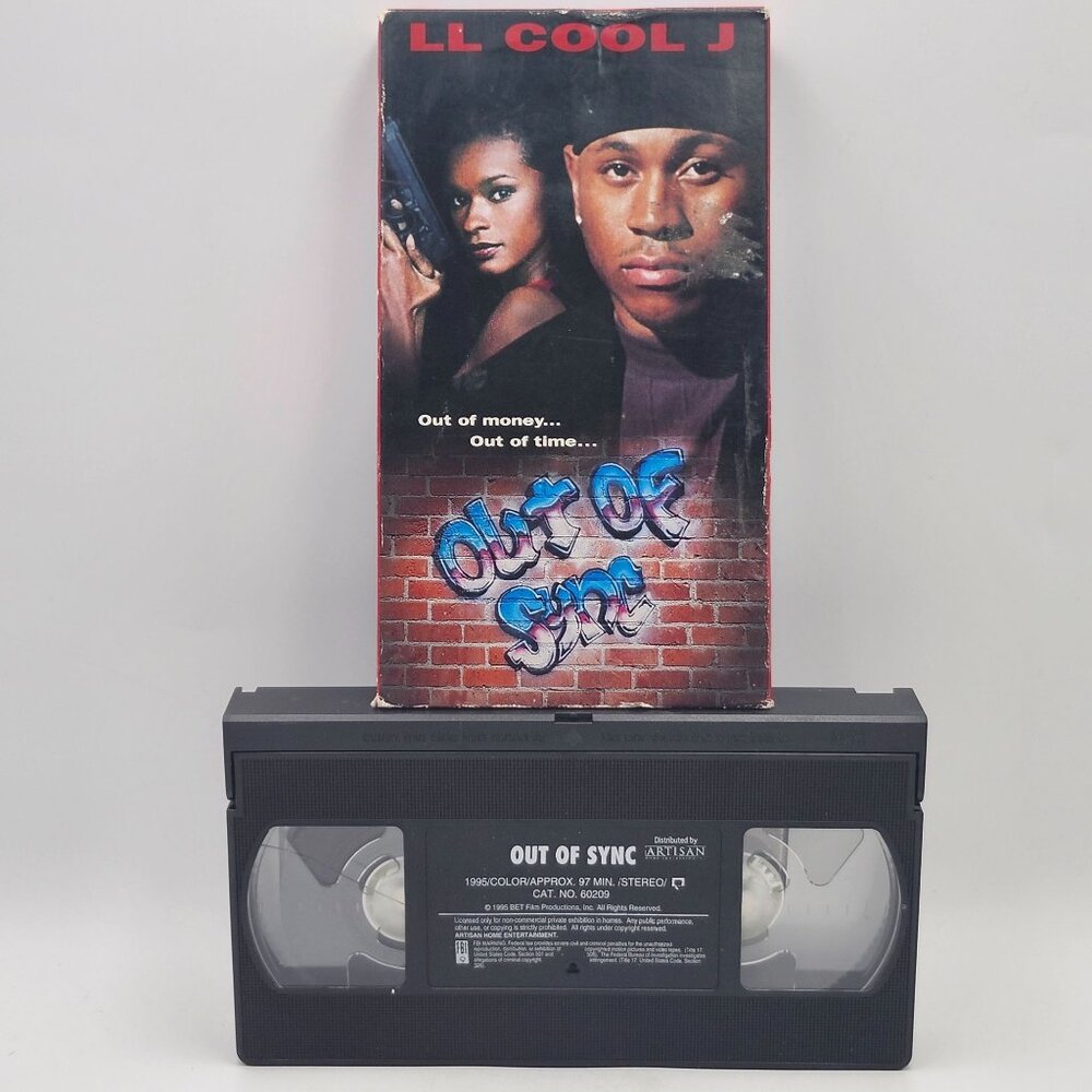 Out Of Sync 1995 VHS BET Artisan Home Entertainment LL Cool J